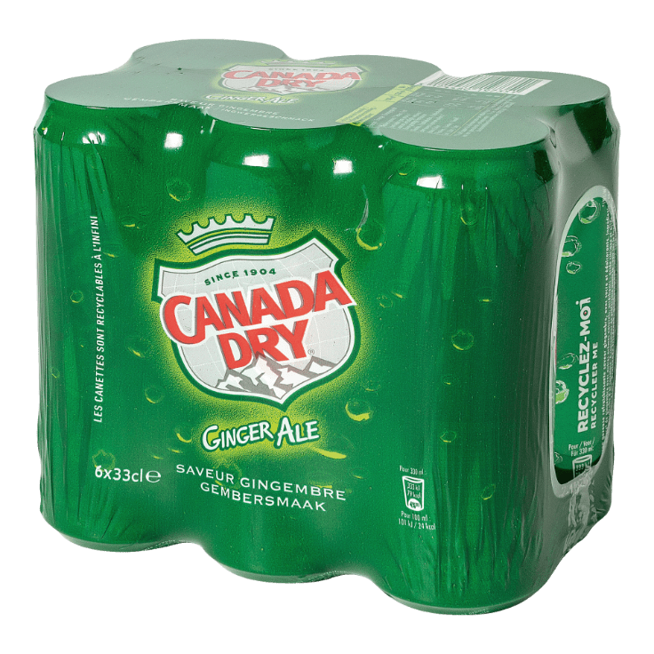 CANADA DRY® Ginger ale, 6 st.