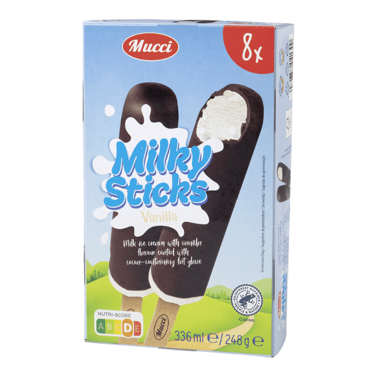 MUCCI® Milky Sticks, 8 st. 