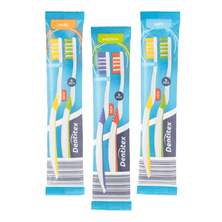 DENTITEX® Tandenborstels, 2 st.