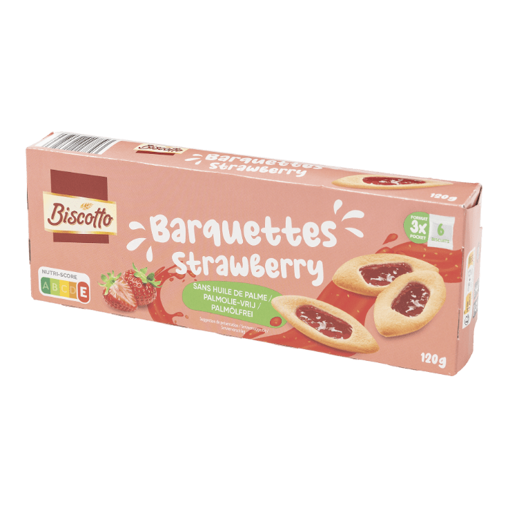 BISCOTTO® Koekjes met aardbei, 6 st.