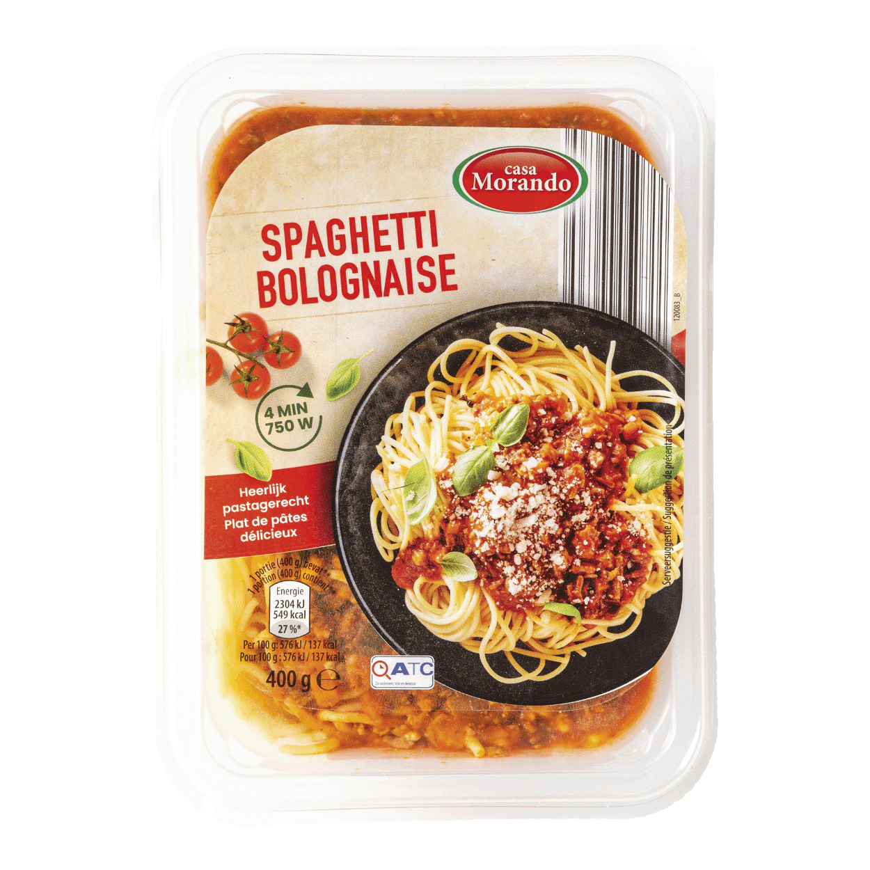 CASA MORANDO® Spaghetti bolognese of carbonara kopen bij ALDI België