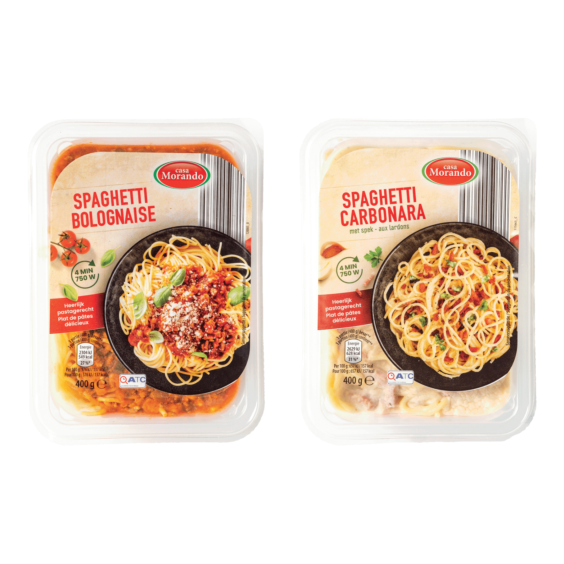 CASA MORANDO® Spaghetti bolognese of carbonara kopen bij ALDI België