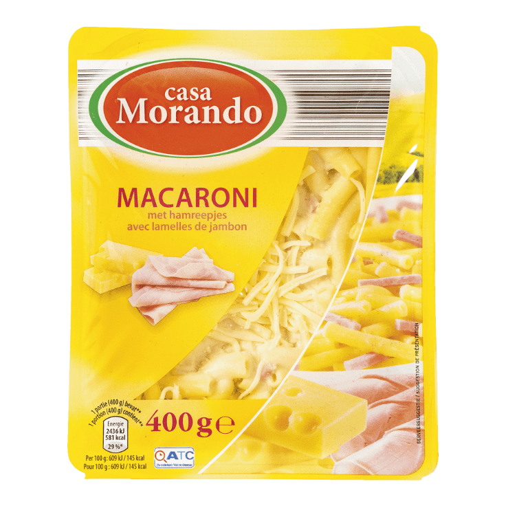 CASA MORANDO® Macaroni met ham en kaas