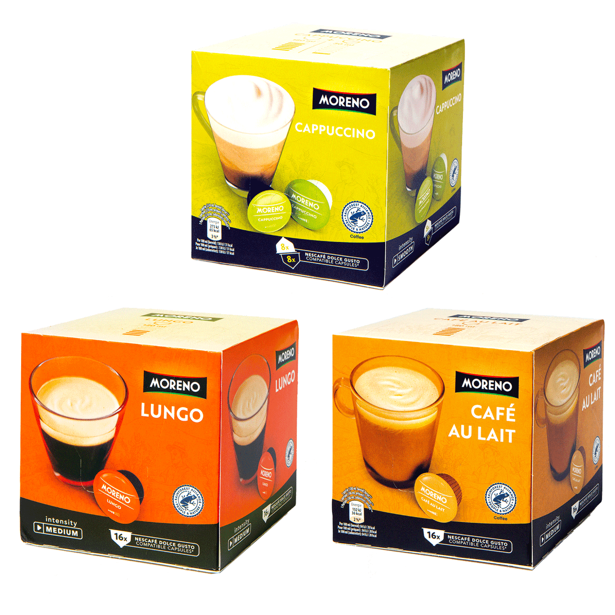 MORENO® Kaffeekapseln günstig bei ALDI