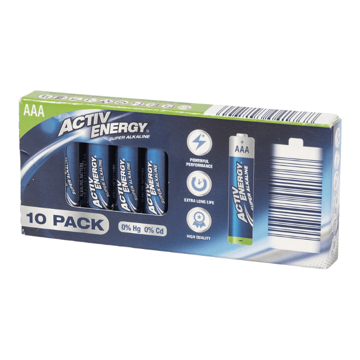 ACTIV ENERGY® AAA-batterijen