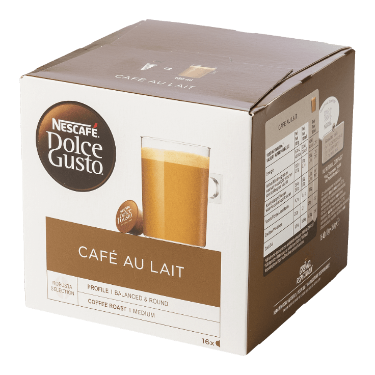 Nescafé Dolce Gusto café au lait-capsules