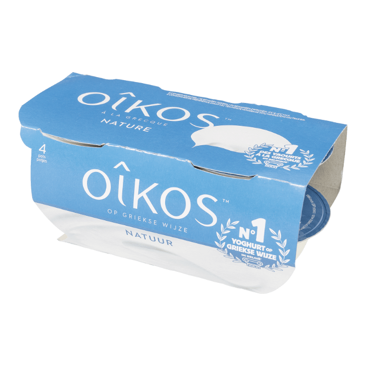 Oîkos-yoghurt natuur, 4 st.