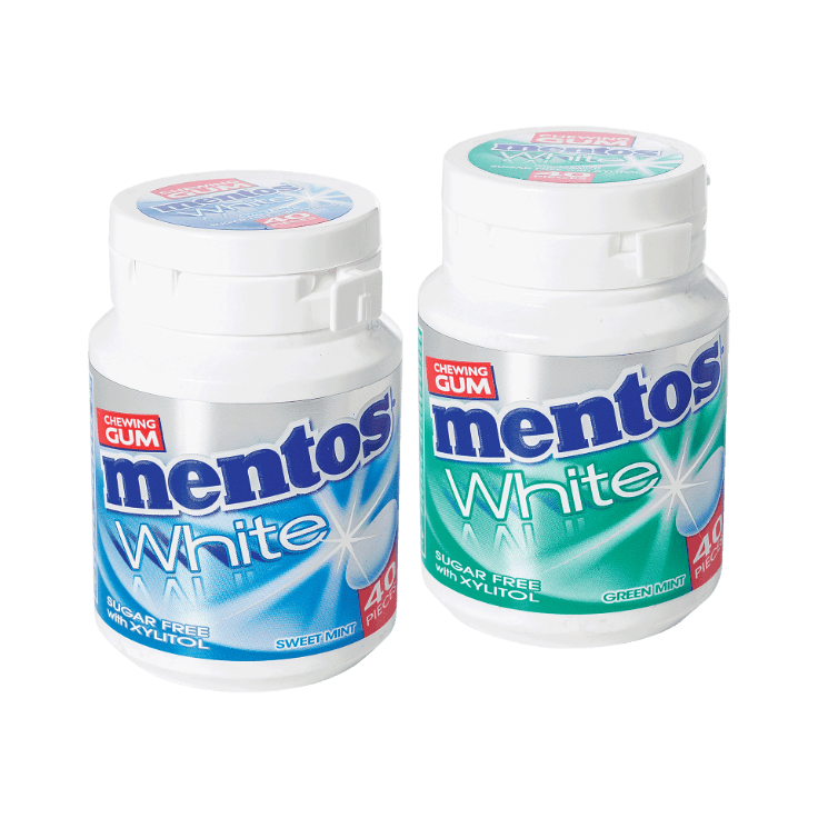 MENTOS® Kauwgom Gum White