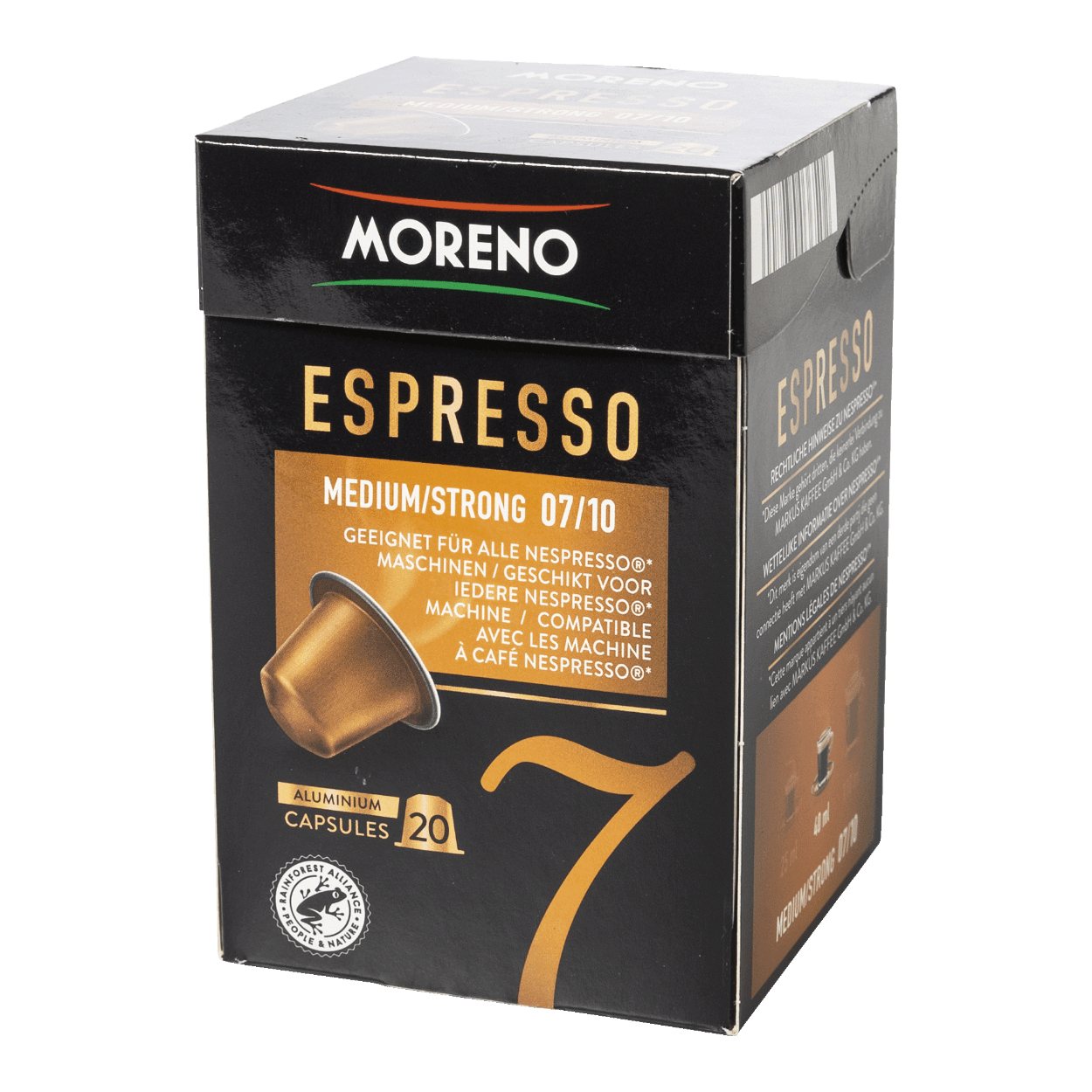 Verdraaiing Luxe Logisch MORENO® Koffiecapsules Espresso/Ristretto kopen bij ALDI België