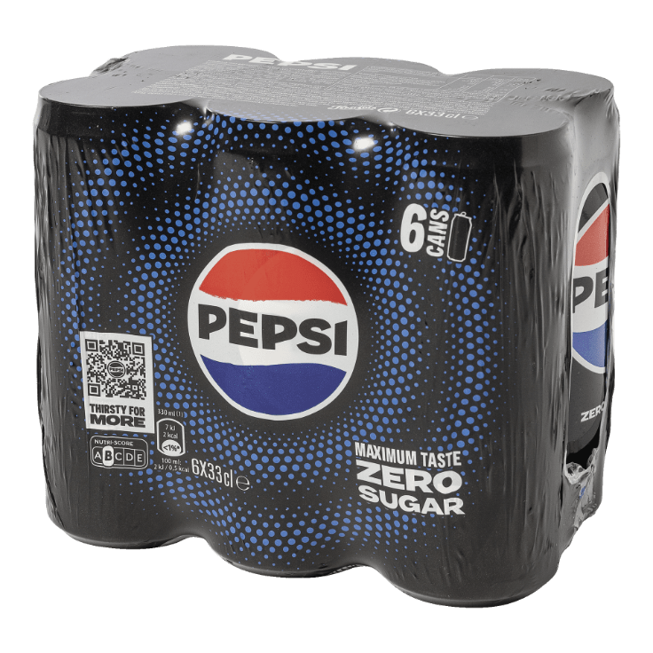 Pepsi zero sugar,  6 st.