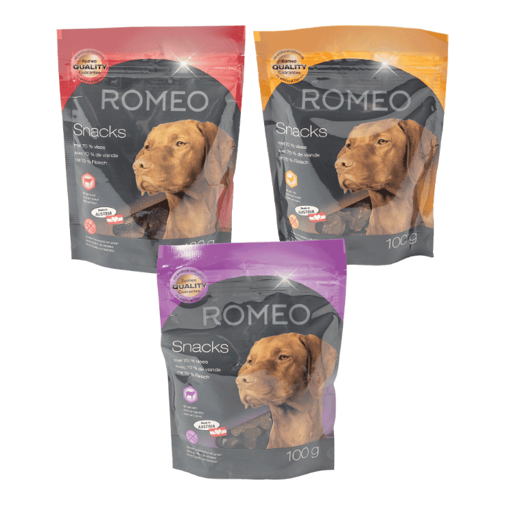 ROMEO® Vleessnacks voor honden