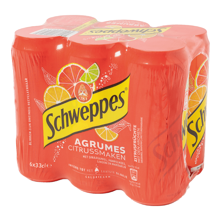 Schweppes agrumes, 6 st.