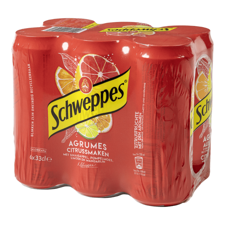 Schweppes agrumes, 6 st.