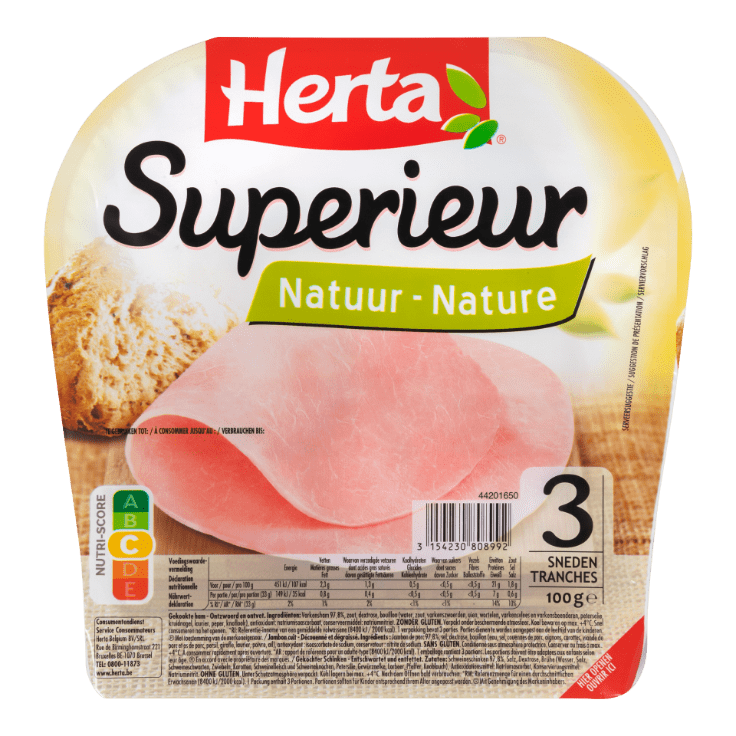 HERTA® Ham, 3 sneden