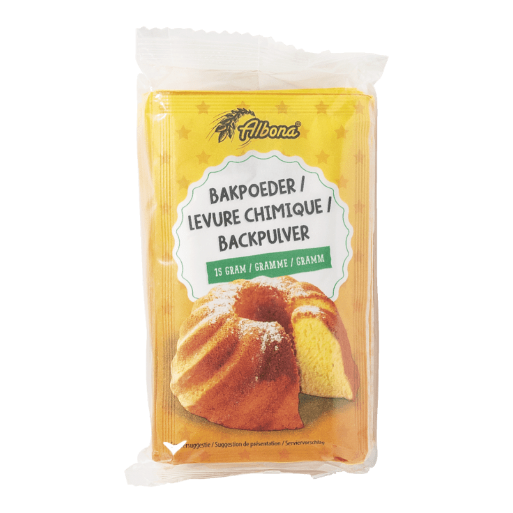 ALBONA® Bakpoeder, 10 x 15 g