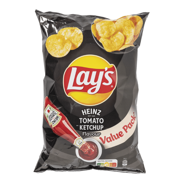 LAY'S® Heinz tomato ketchup chips, 300 g