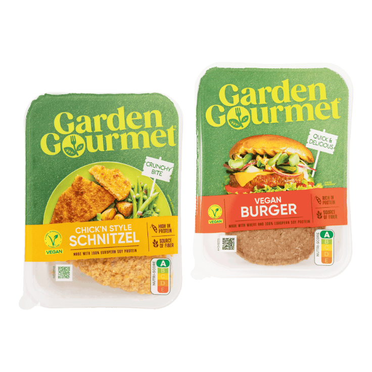 GARDEN GOURMET® Vegan schnitzels of burgers
