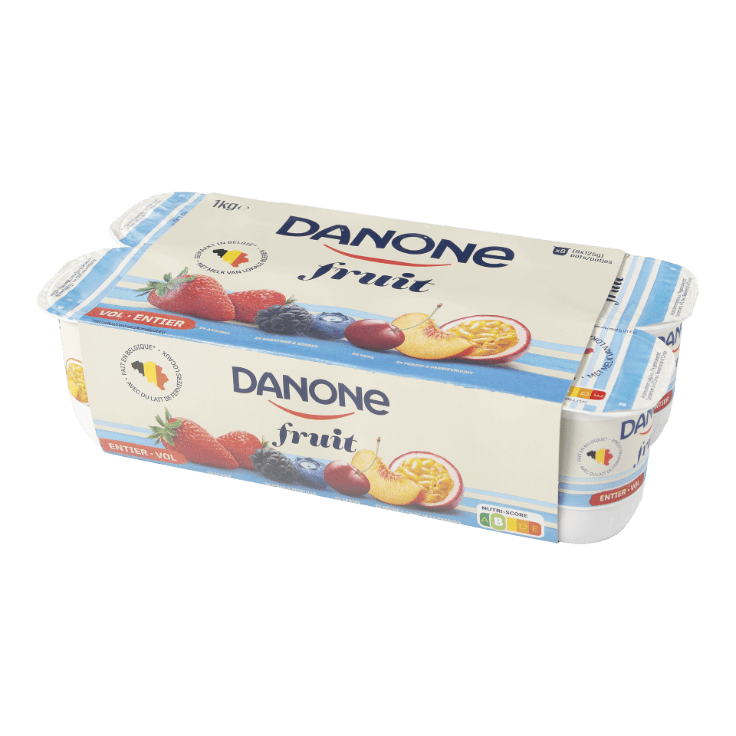 DANONE® Volle fruityoghurt, 8 x 125 g