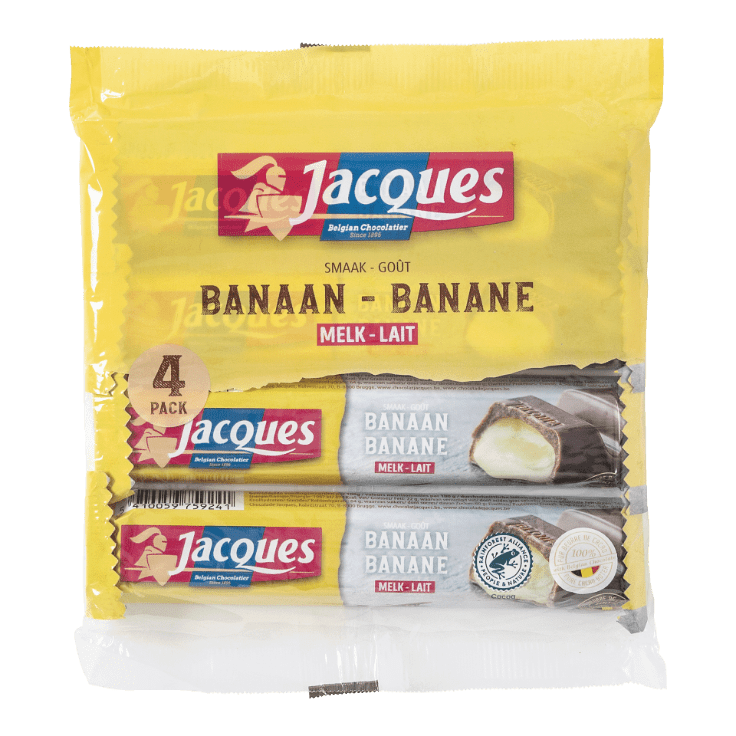 JACQUES® Chocolade met banaan
