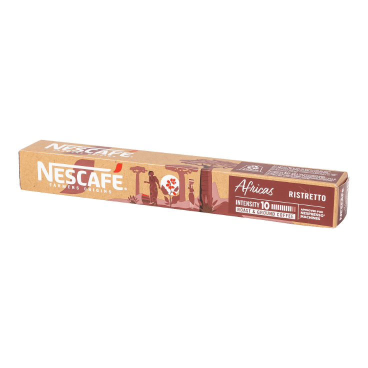 NESCAFÉ FARMERS ORIGINS® Koffiecapsules Africa Ristretto, 10 st.