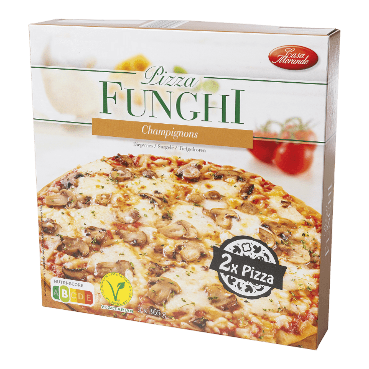 CASA MORANDO® Pizza funghi, 2 st.