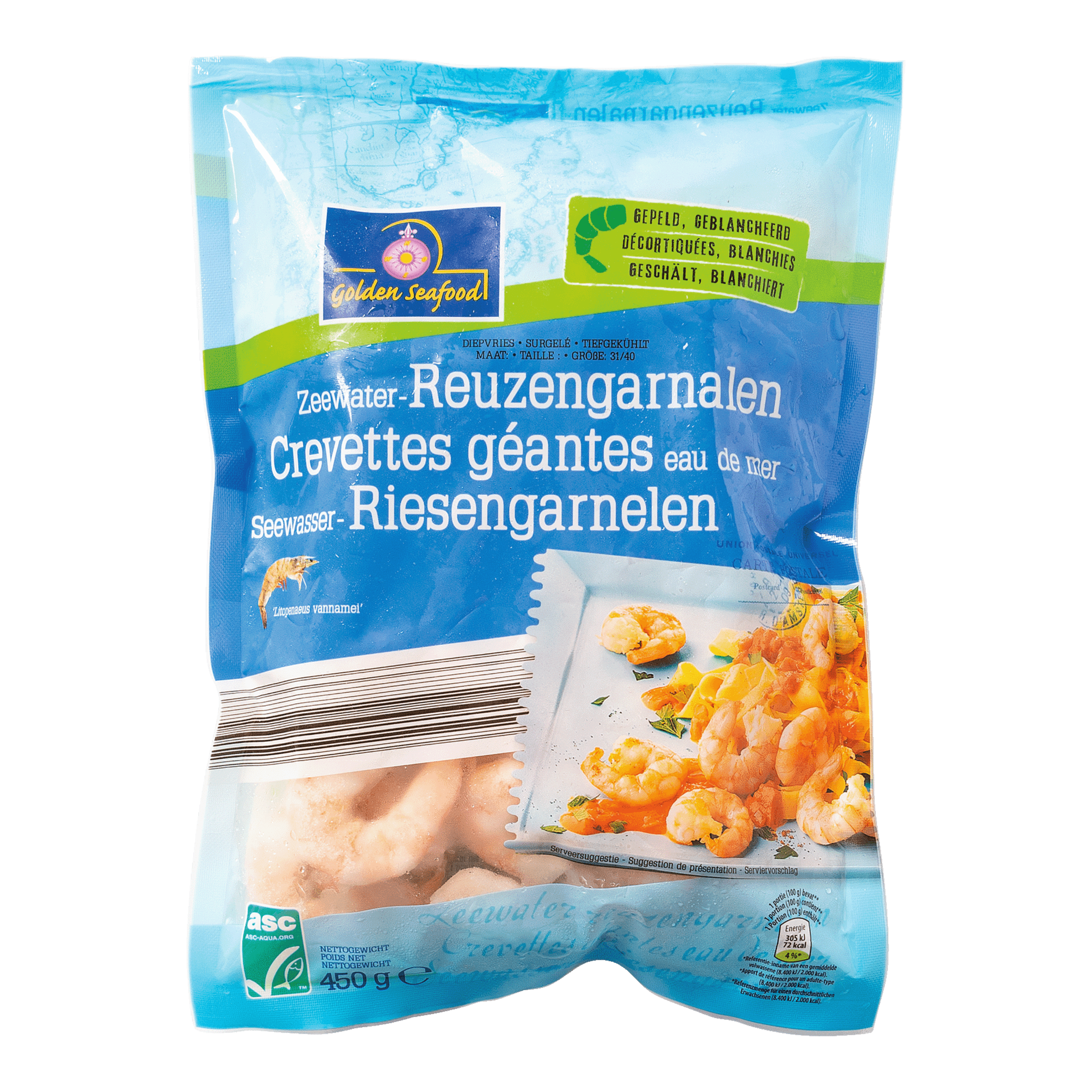 GOLDEN SEAFOOD® Geschälte Scampi günstig bei ALDI