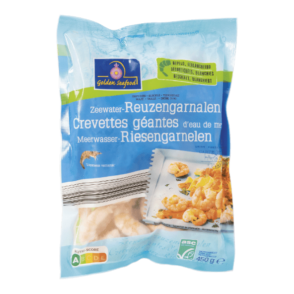 GOLDEN SEAFOOD® Gepelde scampi's kopen bij ALDI België