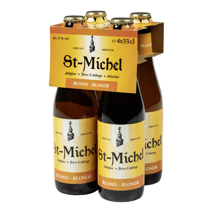 ST. MICHEL® Blond abdijbier, 4 st.