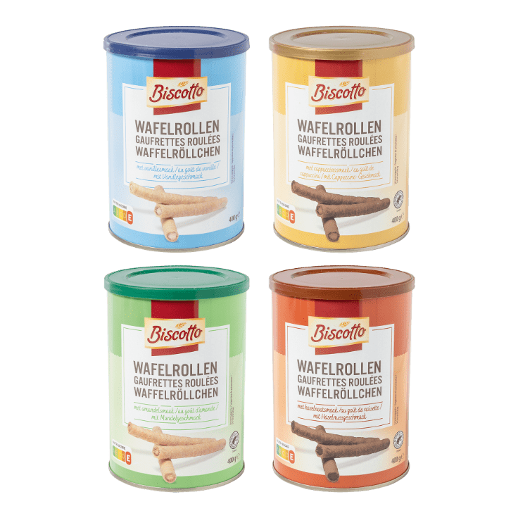 BISCOTTO® Wafer rolls