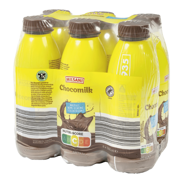 MILSANI® Halfvolle chocolademelk, 6 st.