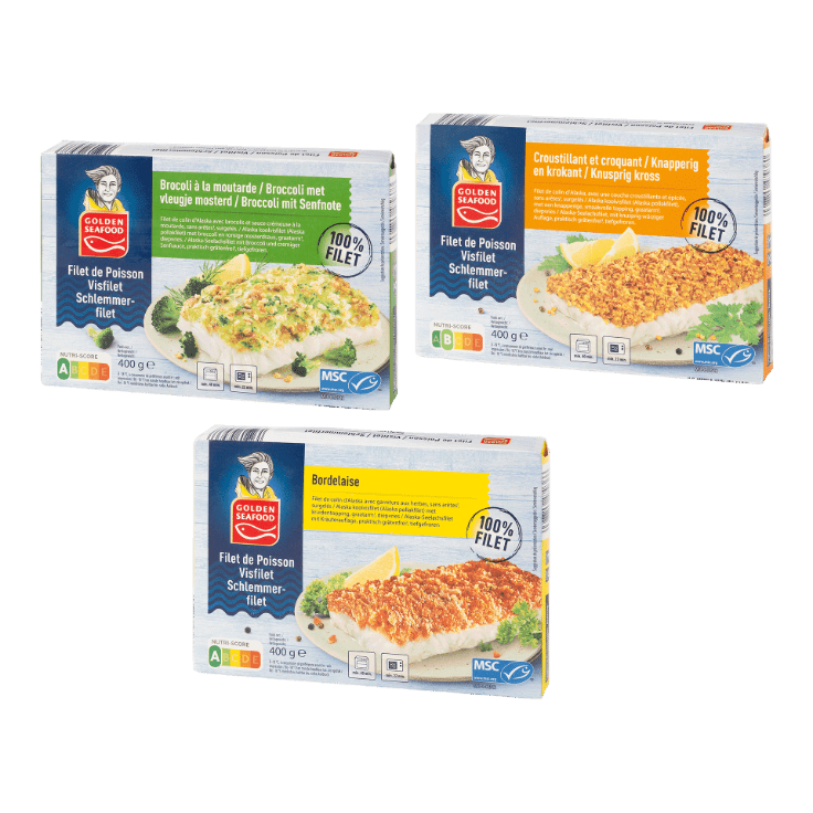 GOLDEN SEAFOOD® Visfilet met saus