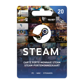 Steam-kaart 20 euro bij ALDI België