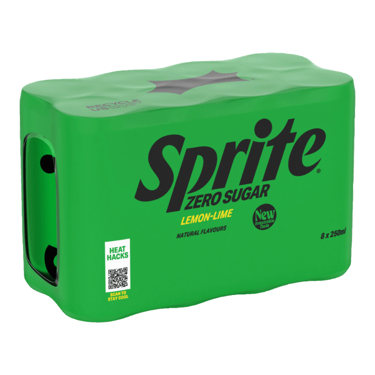 Sprite zero, 8 st.