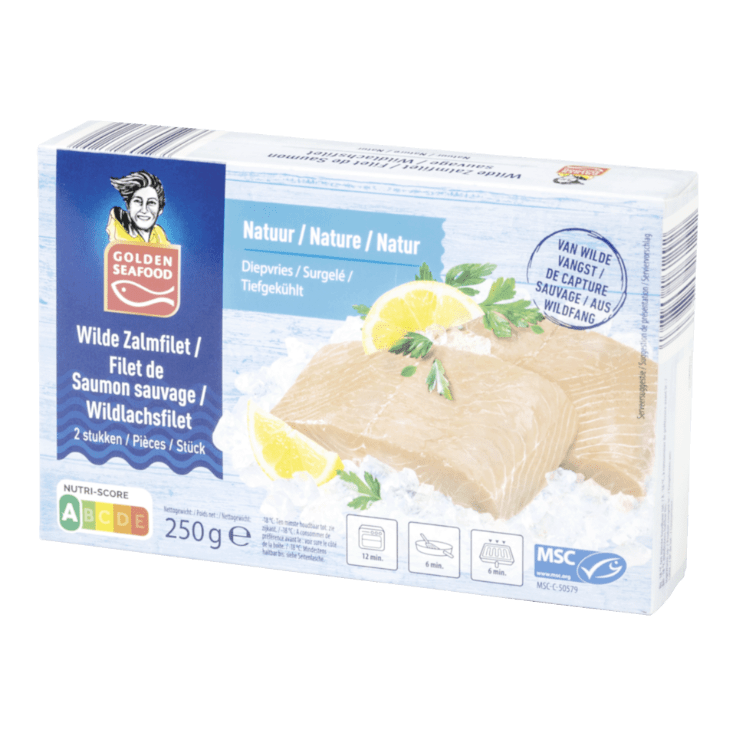 GOLDEN SEAFOOD® Wildezalmfilet, 2 st.