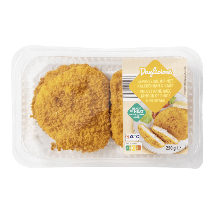 DAYLICIOUS® Gepaneerde kip, 2 st.