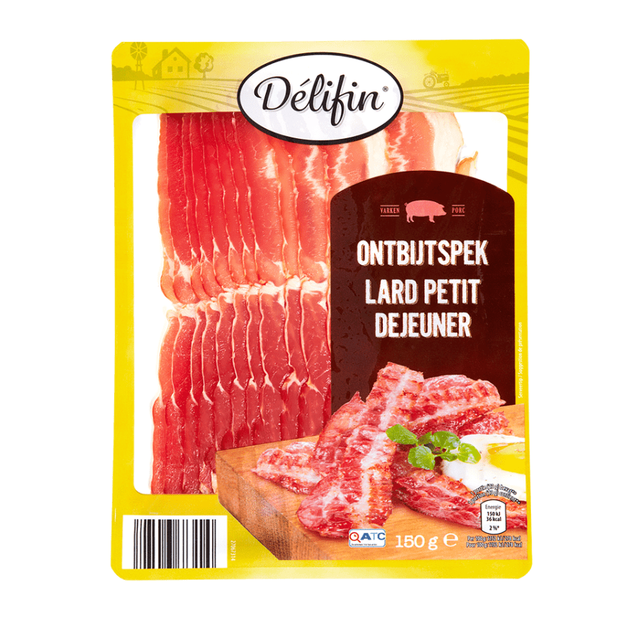 DÉLIFIN® Lard petitdéjeuner bon marché chez ALDI