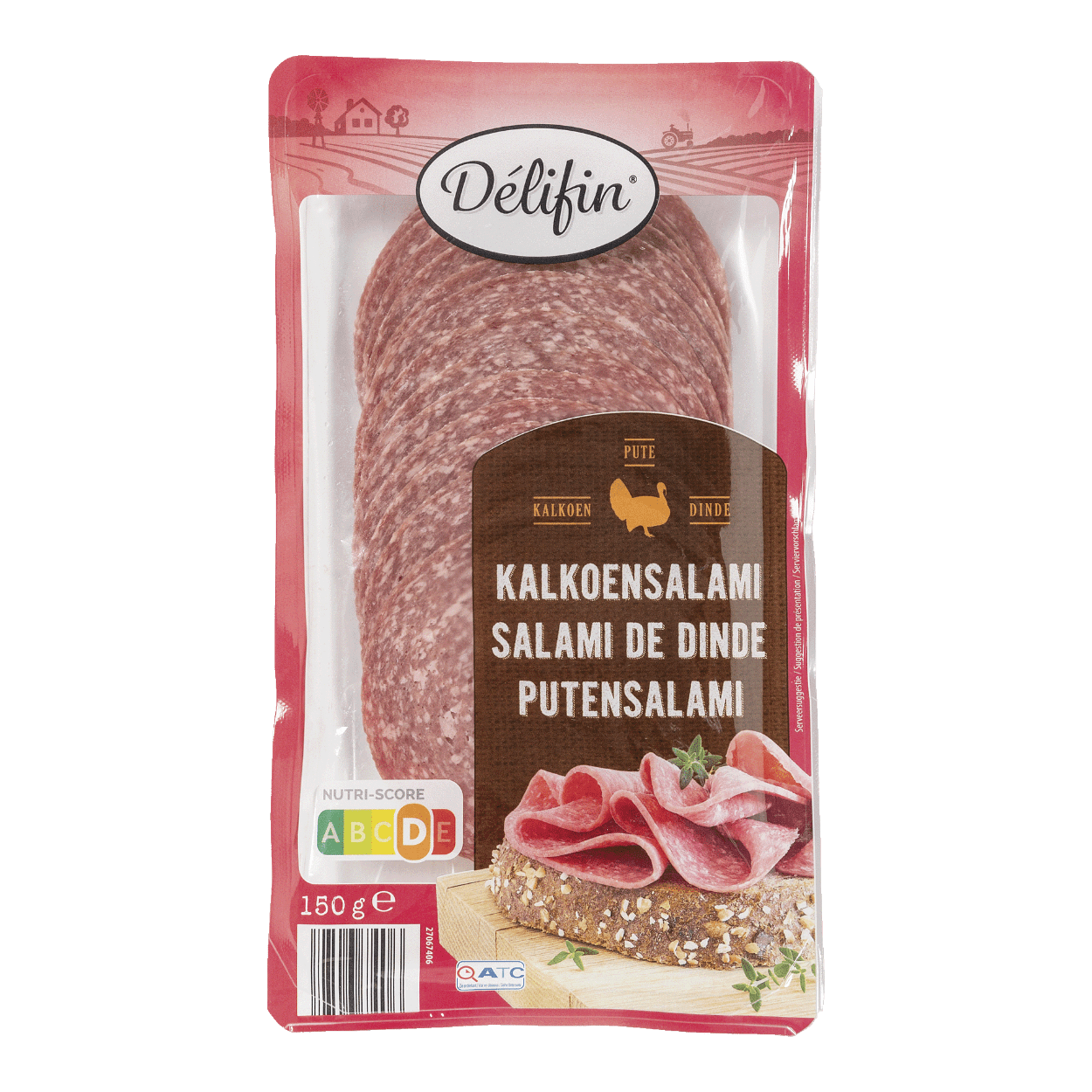DÉLIFIN® Salami de dinde bon marché chez ALDI