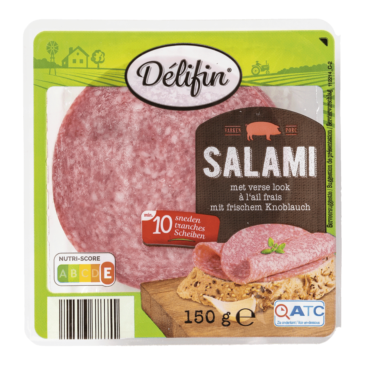 DÉLIFIN® Salami à l'ail bon marché chez ALDI