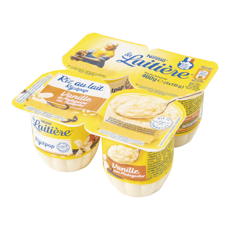LA LAITIÈRE® Rijstpap, 4 st.