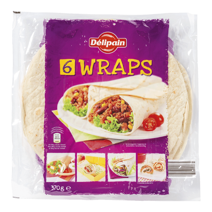 DÉLIPAIN® Wraps, 6 St. günstig bei ALDI