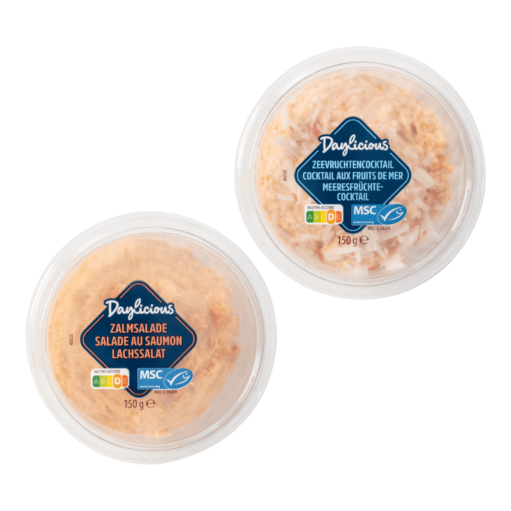 DAYLICIOUS® Cocktailsalade zalm/garnalen