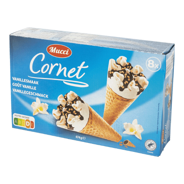 MUCCI® IJshoorntjes, 8 st.