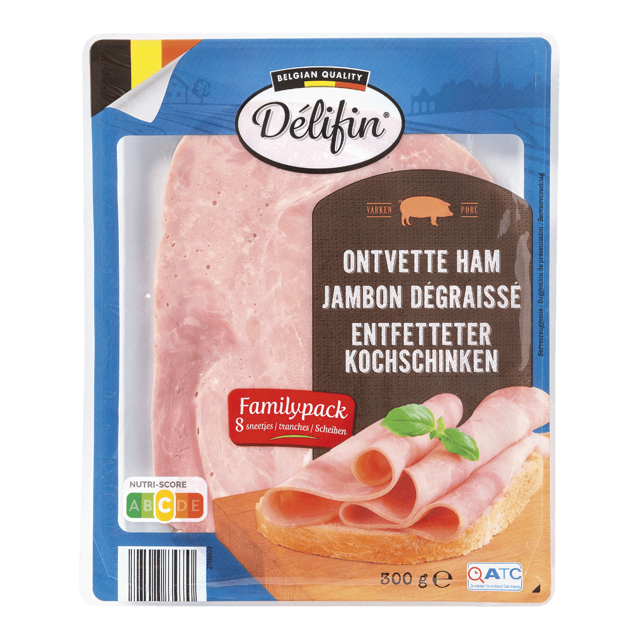 DÉLIFIN® Ontvette ham maxipack kopen bij ALDI België