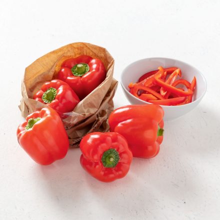 Rode paprika's
