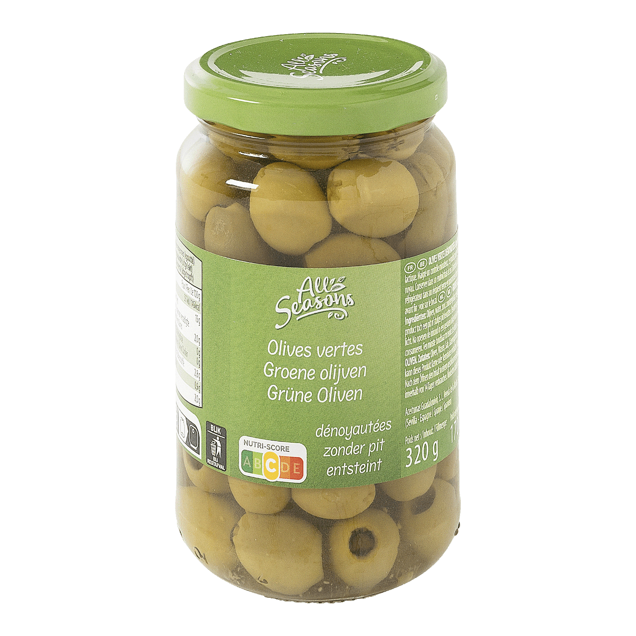 Entkernte grne Oliven ALL SEASONS gnstig bei ALDI