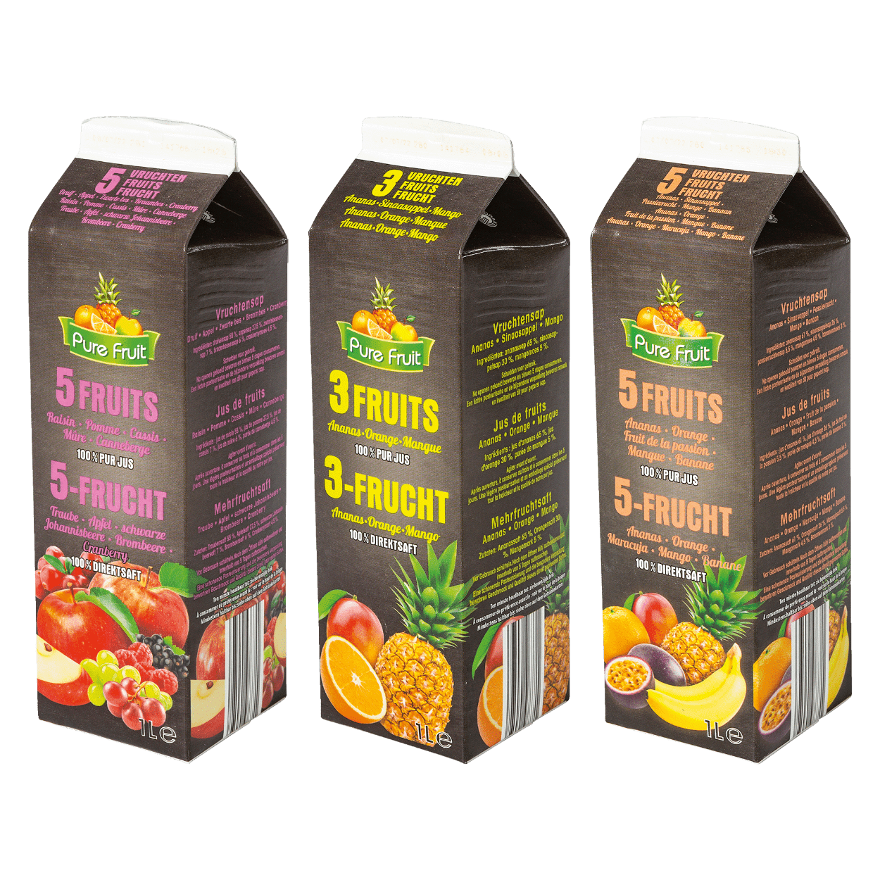 PURE FRUIT® PremiumMehrfruchtsaft günstig bei ALDI