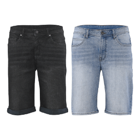 Jeansbermuda voor heren