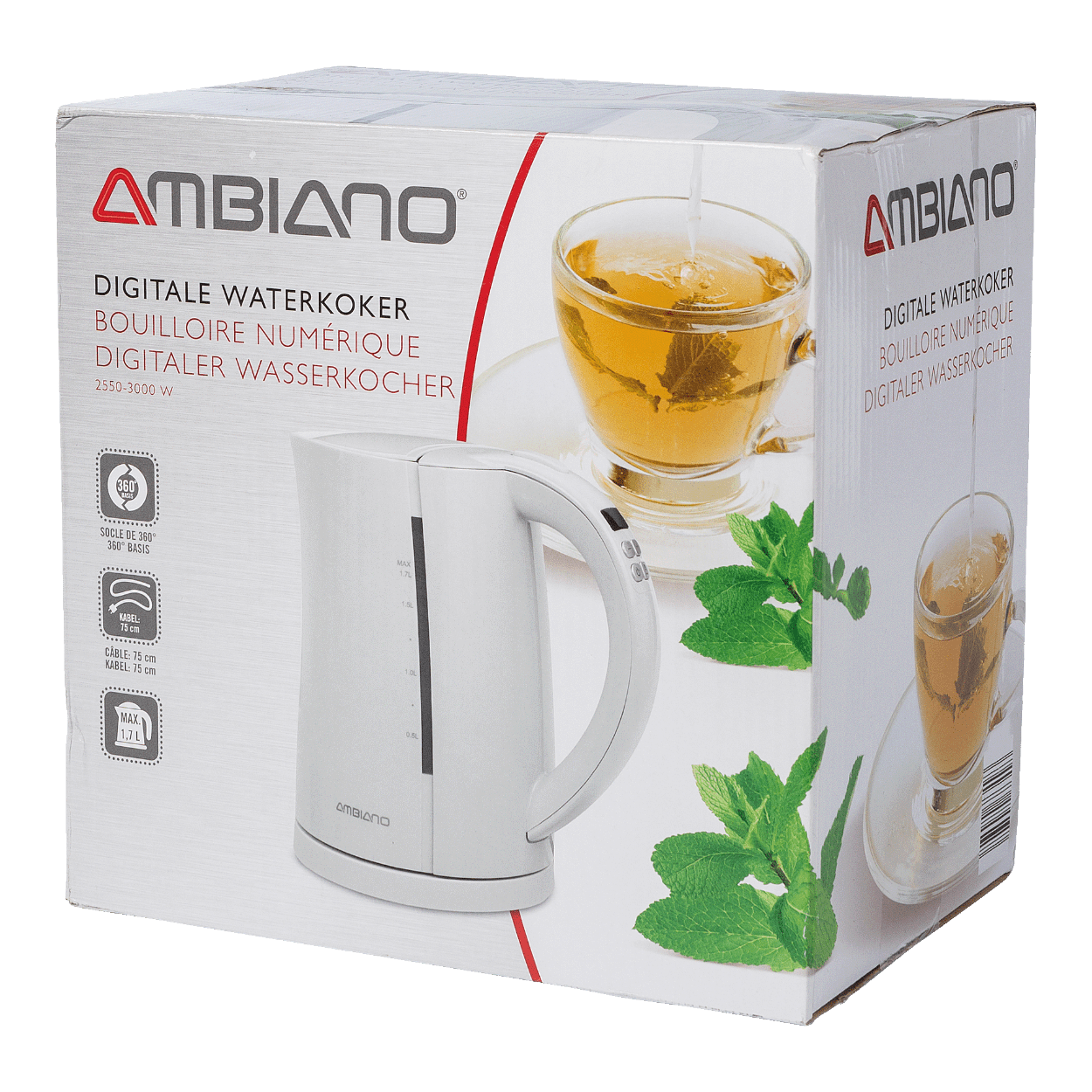 Grenze Riskant Alphabetisierung ambiano wasserkocher digital Gastgeber