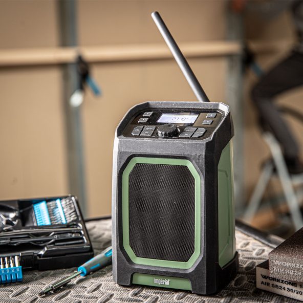 Bouwradio met bluetooth