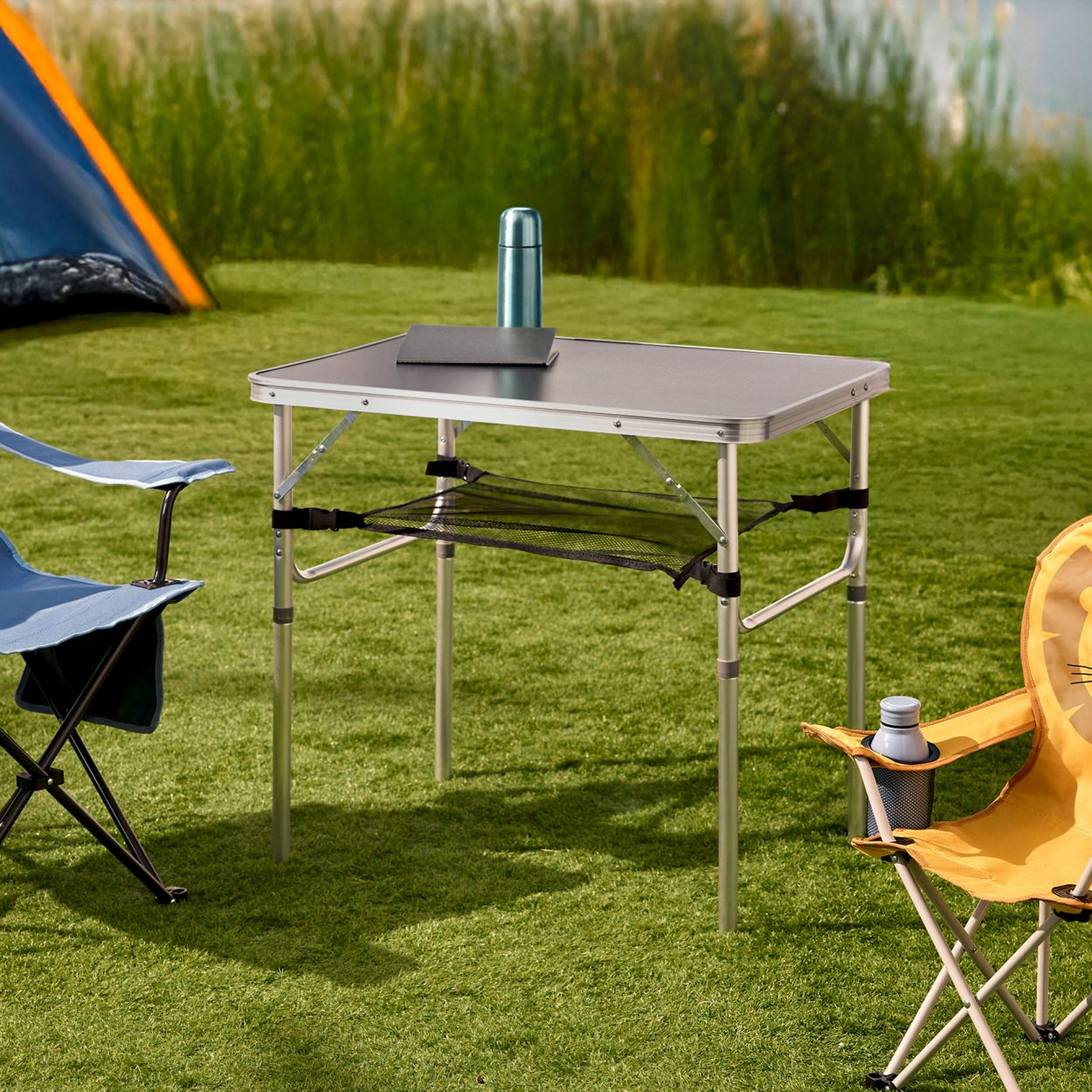 campingstühle ea EVER ADVANCED Campingstuhl Faltbar Rückenverstellbar in 4 Positionen Klappstuhl Hohe Lehne bis 160KG, Gartenstuhl aus Netzgewebe mit Seitentasche Getränkhalter, Anglerstuhl für Camping Garten Balkon Sport & Freizeit Alex Gear Frozen Empire ir Set:3er-Set